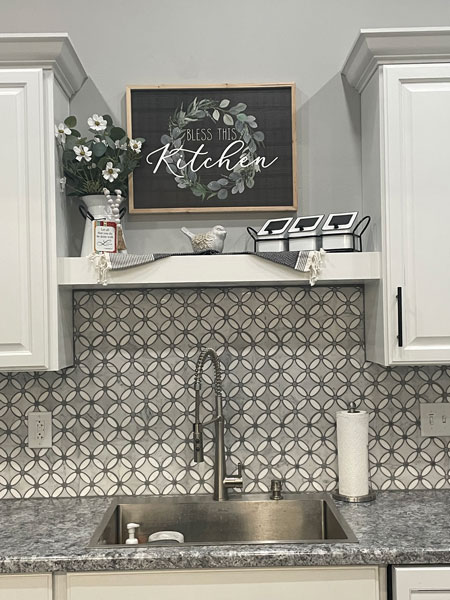 Kitchen cabinets and kitchen sink